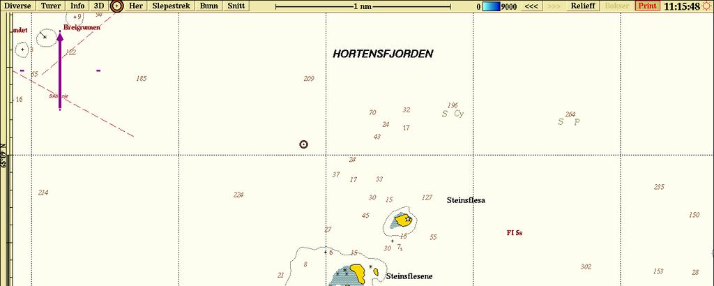 Vurdering av strømmålinger i tre dyp fra lokaliteten Steinsflesa, Leka kommune.