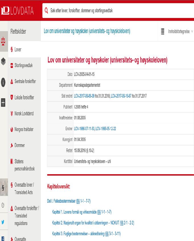 Universiteter, vitenskapelige høyskoler og akkrediterte høyskoler kan selv akkreditere nye