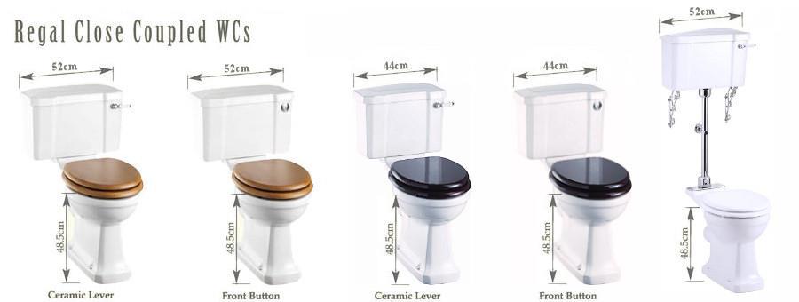 toalett med ekstra høy skål. Våre toalett skåler har en normal høyde skål på 41,5 cm.