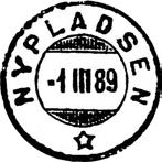 1 Type: Fra gravør 24.03.1887 NYPLADSEN Innsendt Registrert brukt fra 22 VIII 87 AN til 2 II 88 TB Stempel nr. 1 Type: SL Utsendt 15.09.