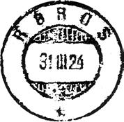 Ved omorganisering av postnummersystemet fra 01.03.1999 fikk postkontoret nytt postnr 7374. 125510 Røros PiB ved Coop Prix Røros fra 15.06.2000 Stempel nr. 1-1 Type: I Fra gravør 22.12.1848 RØRAAS Innsendt Reg.