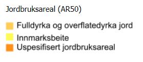 AR50 arealtype + jordbruksareal