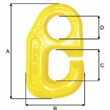 proof stainless steel VARE NR WLL BRUDDLAST VEKT BREAKING 5 : 1 A B C D E WEIGHT LOAD TON MM MM MM MM MM KG TON 7521SEDV03 3 15