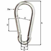 1 VARE NR DIMENSJON WLL VEKT SIZE Ø 5 : 1 A B C D WEIGHT MM TON MM MM MM MM KG/100 750805SS 5 0.10 50 6 10 8 1.90 750806SS 6 0.12 60 8 11 9 2.