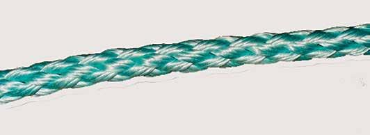 Tau / Rope Tau / Rope X-FLETTET DANLINE 12-FLETTA, SELSTAD BLYTAU FLETTA DANLINE, SELSTAD X-Braided danline 12-strand, Selstad Lead rope - braided danline, Selstad Materiale: Polyethylen/Polypropylen