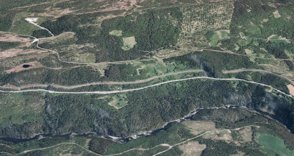3 Grunnforhold Faktadel 3.1 Topografi og overdekning Tunnelen ligger i den østlige dalsiden langs elva Orkla, øst for eksisterende E6 og jernbanelinje.
