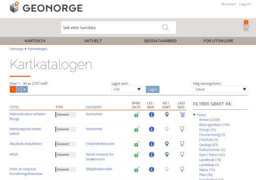 Geonorge er oppslagsverket Du