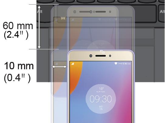 NB!: Før du tar i et NFC-kort, må du berøre et metallbord eller en jordet metallgjenstand. Hvis ikke kan kortet ødelegges av den statiske elektrisiteten fra kroppen din.