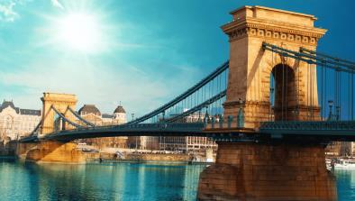 og broene over Donau.