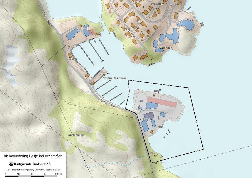 TILTAK VED DØSJE INDUSTRIOMRÅDE Det er planlagt å utvide industriområde på Døsje i Fjell kommune.