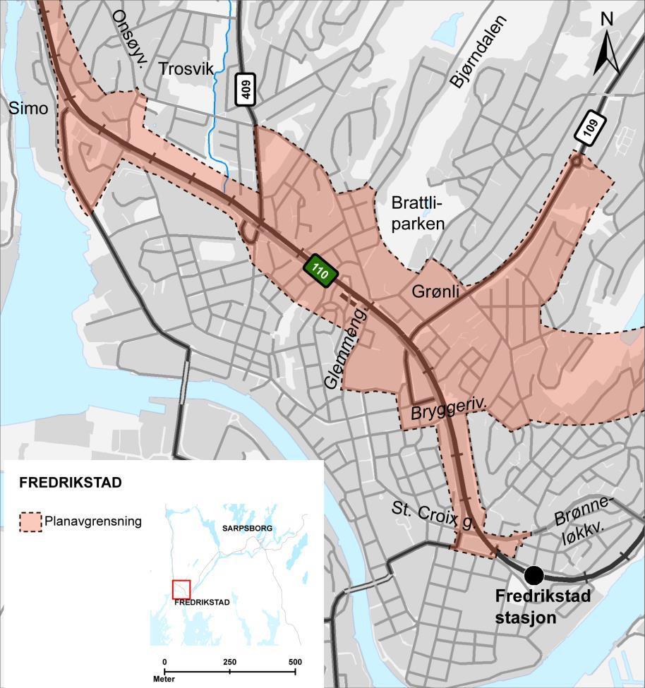 InterCity Østfoldbanen dobbeltspor Fredrikstad Sarpsborg Planprogram for kommunedelplan (KDP) med konsekvensutredning (KU) for InterCity Østfoldbanen dobbeltspor Fredrikstad Sarpsborg, rv.