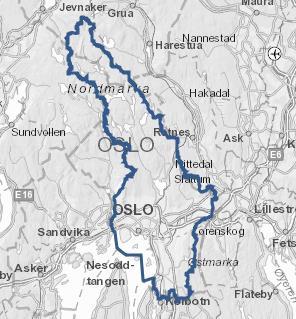 2.1. Vannområdet vårt Vannområde Oslo er 439.36 km 2 og strekker seg fra Oslofjorden i sør opp til Jevnaker i nord.