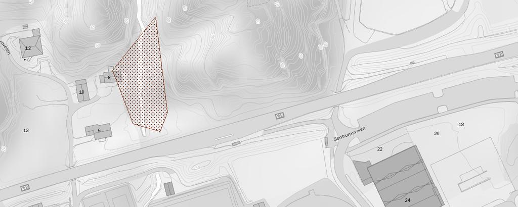 Side 9 5.3 Jordskred NVEs Atlas viser kartlagt aktsomhetsområde for potensielt jordskred i kanten av aktuelt reguleringsområde.