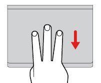 Zoome inn med to fingre Plasser to fingre på pekeplaten, og beveg dem fra hverandre for å zoome inn.