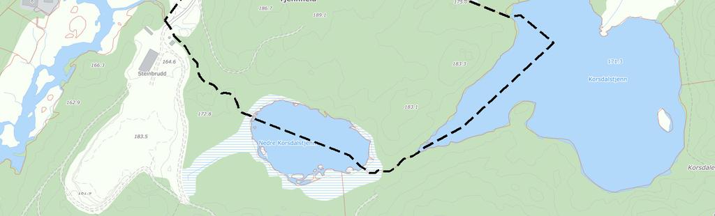 Planarbeidet vil få virkninger for eksisterende eiendommer i området, ved at Tjennheia blir regulert til boligformål. Det vil også medføre endret landskapsvirkning av området fra fv.