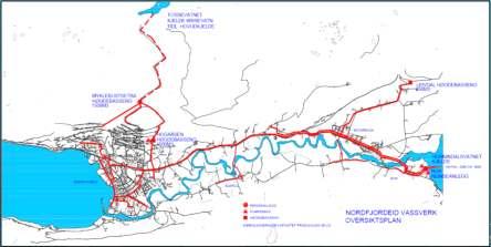 KOSTNADAR (12 ENTREPRISAR, 2005-2018) Totalt: Kr. 88 mill Distribusjonsanlegg vatn: Kr. 48,9 mill 14 300 m vassleidning 2 stk.