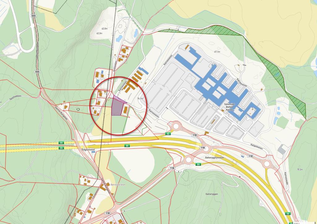 PLANINITIATIV for reguleringssak: Kalnes II Dette dokumentet skal synliggjøre viktige hensyn som skal ivaretas gjennom planlegging etter plan- og bygningsloven.