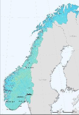 har nesten samme solinnstråling som Tyskland, og i tillegg andre