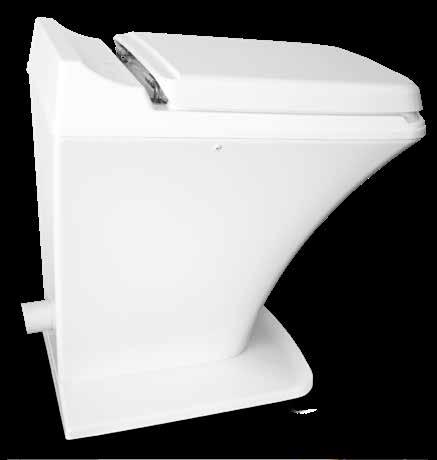 LUKTSPERRE CINDERELLA URINAL er kun et toalett for urinering, og er en unisexmodell som kan brukes av begge kjønn.