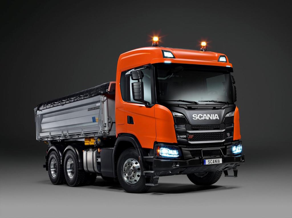 Anleggsbiler på Biogass Scania leverer nå også anleggsbiler på biogass.