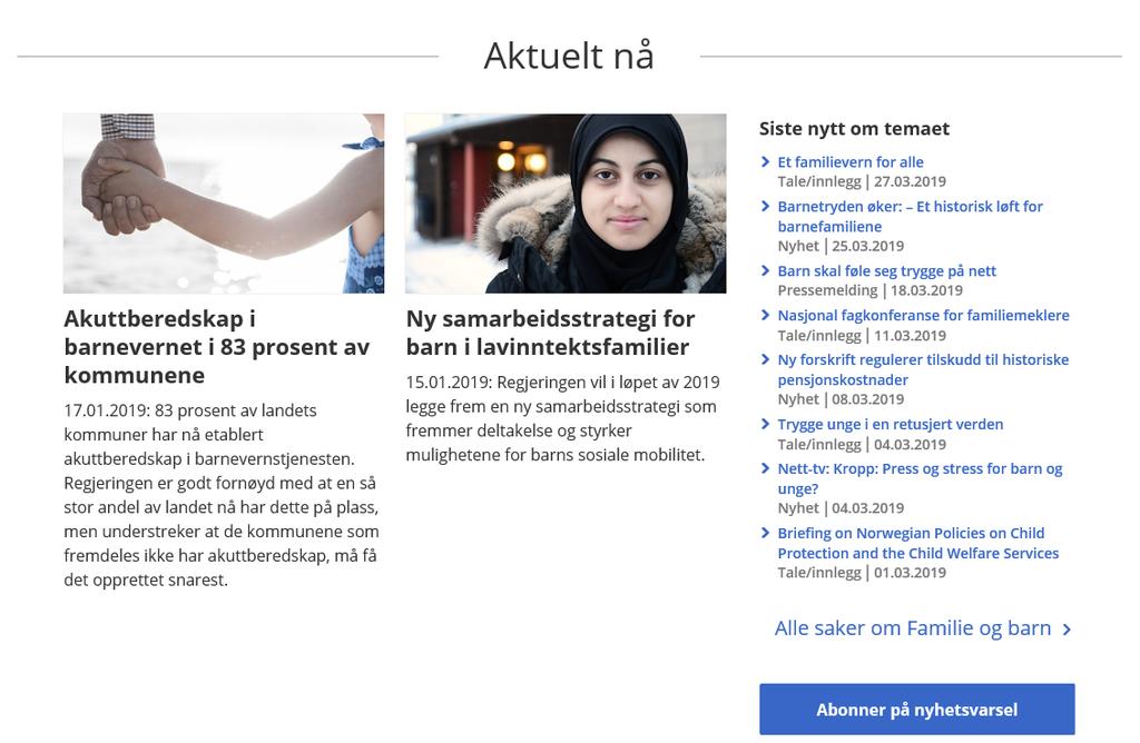 Sone E: Aktuelt For redigering av innsiktssaker, se Redigering av blokk-innholdselementer I siste kolonne vises alltid en liste