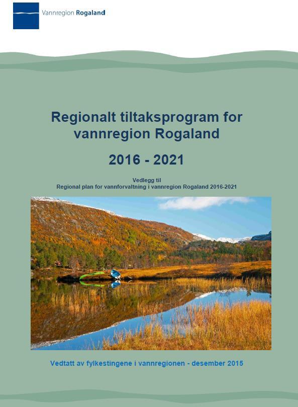 Faktaboks: Det utarbeides 11 regionale vannforvaltningsplaner En plan