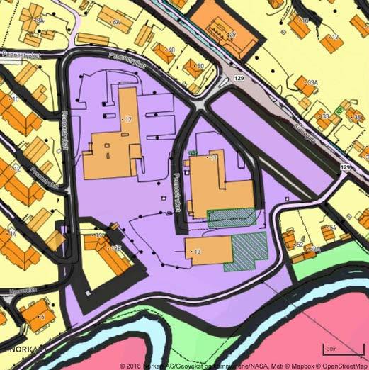 4.3 Forhold til eksisterende arealplaner 4.3.1 Kommuneplan Planområdet er satt av til næringsvirksomhet i kommuneplanen