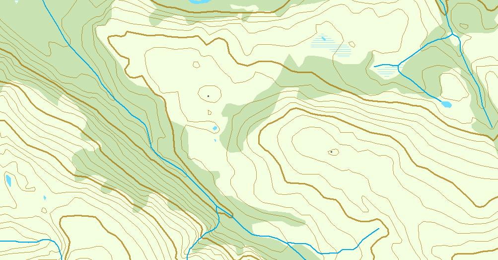 Kvernelvdalen 1 Kvernelva 249 364 Survikbekken 14 Åbjøra 7213000mN 126