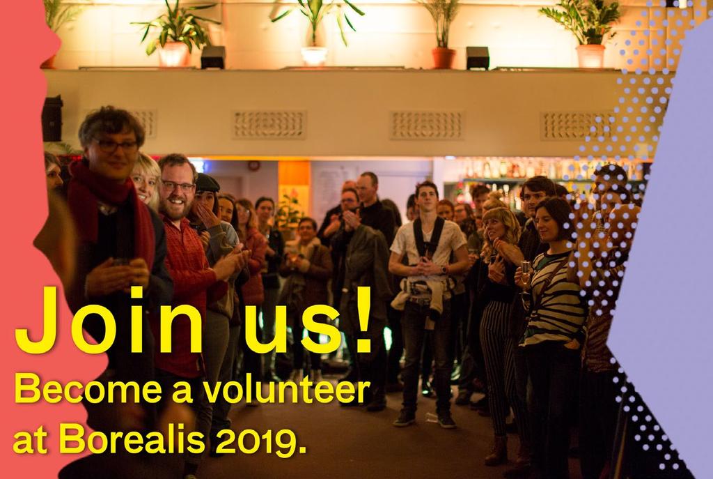 Vil du jobbe som frivillig på festival? Musikkfestivalen Borealis Borealis ønsker å ha DEG som frivillig!