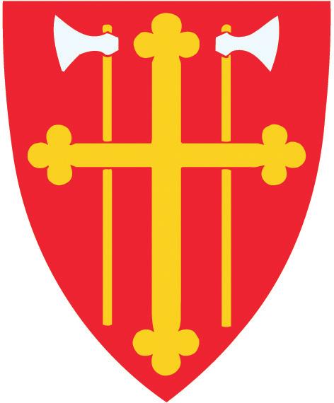 VÅPENSKJOLD Den norske kirkes våpenskjold (Olavsmerket) har vært benyttet som kirkens merke, segl/våpenskjold her i landet siden 1500-tallet.
