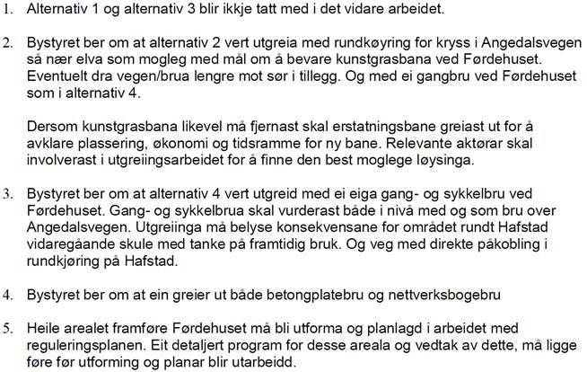 oktober 2018 i sak 064/18 dette vedtaket: Førde kommune og Statens vegvesen v/førdepakken har delt svaret på Bystyret sitt vedtak i vegtekniske konsekvensar og areal- og plankonsekvensar.