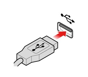 Figur 8. Skifte det trådløse tastaturet 4. Fjern USB-dongelen fra tastaturet eller fra den trådløse musen og koble den til en tilgjengelig USBkontakt på datamaskinen. 5. Lukk batterirommet.