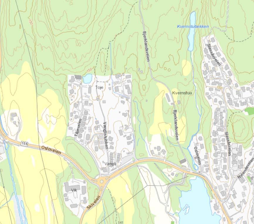 4 1 INNLEDNING I forbindelse med detaljreguleringsplan for Kvernstua boliger i Enebakk kommune skal sikkerhet mot flom i henhold til Plan- og bygningsloven (TEK 10 7-2) dokumenteres.