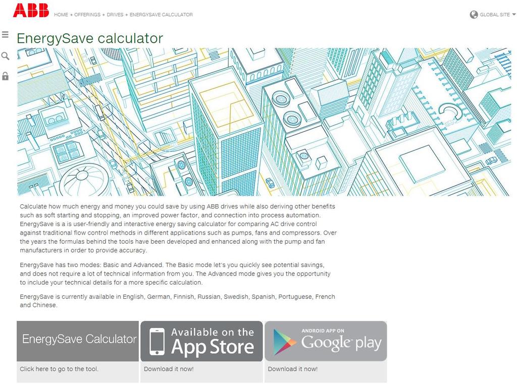 EnergySave calculator http://new.abb.
