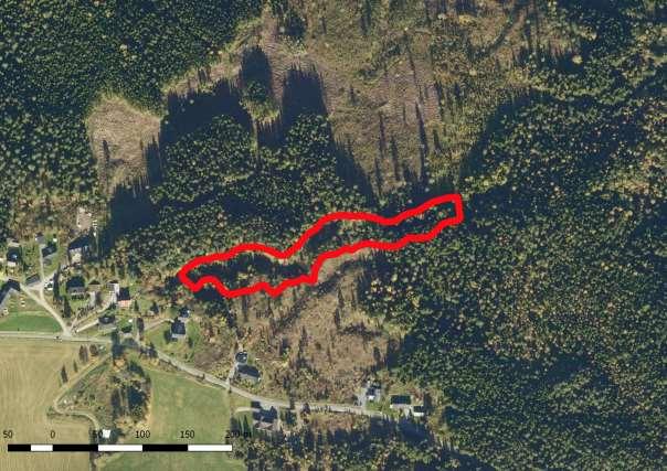 M1 SKJERVEN Nærmiljø og friluftsliv Middels Lite negativt - Kommentar: Området grenser inn mot boligbebyggelse i vest/sør, og skogsområdene fungerer som nærturområde.