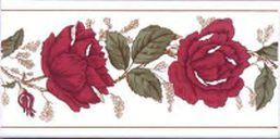 Box rose burgundy on white 1