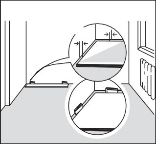 SLIK LEGGER DU GULV 1. Kontroller at gulvunderlaget og det nye gulvet får plass under eventuelle dører. Kontrollér at du har tilstrekkelig antall gulvpakker. Uåpnede pakker kan alltid returneres. 2.