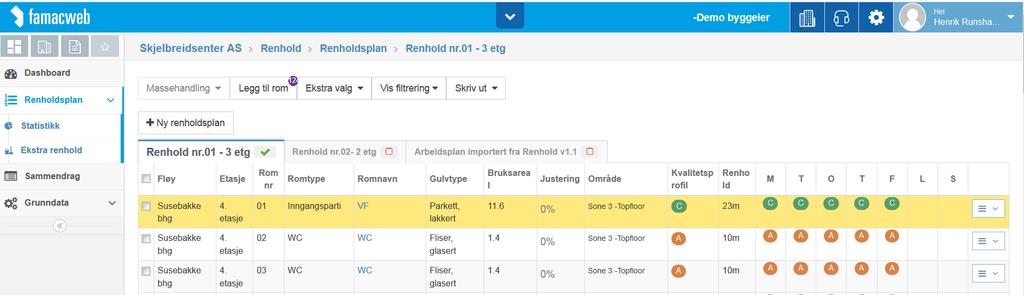 byggdrift Famacweb er et fleksibelt, modulært og omfattende system som gir klar oversikt over byggets liv