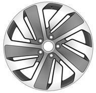 Design 4 (54) Produkt: Wheel rims for vehicles (51) Klasse: 12-16 (72) Designer: Michael Farny, c/o Volkswagen AG, Brieffach 1770, 38436 WOLFSBURG, Tyskland (DE) Malte