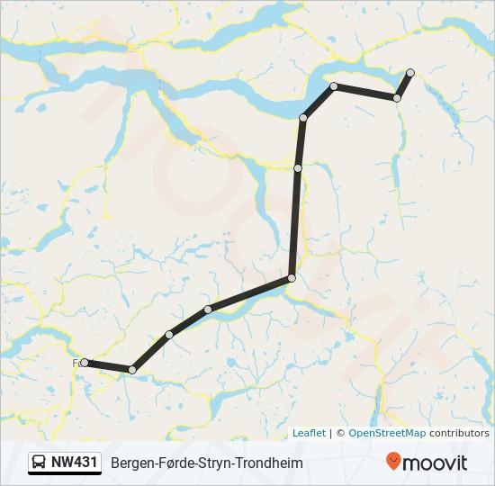 Retning: Førde 10 stopp VIS LINJERUTETABELL Loen Olden Innvik Utvik Byrkjelo Fjellvegen 2, Norway Skei Vikavegen 2, Norway Ålhus Stranda 4, Norway Vassenden Jølstravegen 875, Norway Moskog NW431 buss