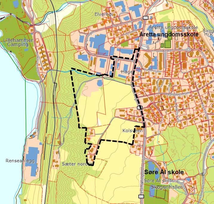 STØYVURDERING Hagejordet, Søre Ål - Lillehammer Kommune Prosjekt: Vedrørende: Støyvurdering Utarbeidet av: siv.ing. Gert Berg Knudsen Dato: 09.03.2018 Revidert: 12.04.