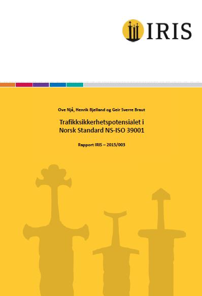 Trafikksikkerhet i virksomheter ISO 39001 Norsk Standard Styringssystemer for trafikksikkerhet Hva er potensialet for reduksjon av