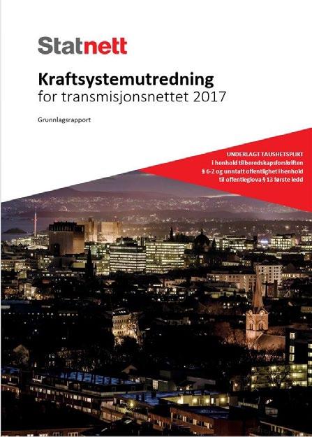 oktober) Nettutviklingsplan Oversikt planer og prosjekter Langsiktig investeringsprognose Analyse av transportkanaler Utvikling i behov for