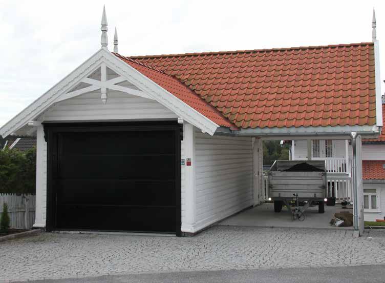 Jackon Garasjeelement er et enkelt og fleksibelt byggesystem utviklet for garasjer og boder.