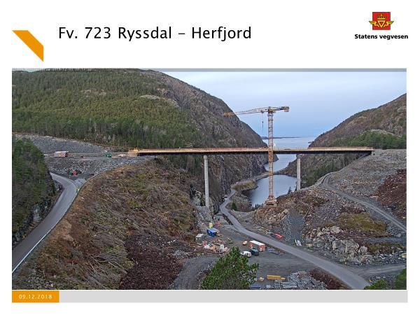 3 Sak 27/2018 Framdrift tilleggsprosjekt Rassikring FV 723 Rysdalen - Herfjord Fv.