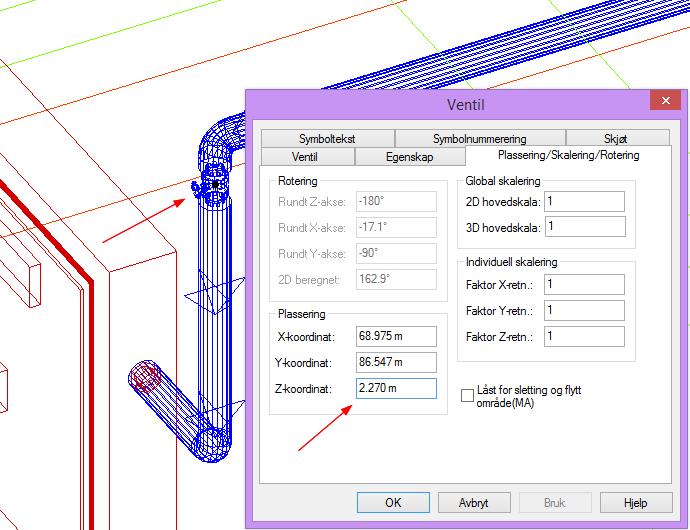 DDS-CAD 14 Strektegning/Plassere og redigere objekt 87 Ved å endre