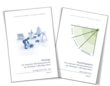 Dokumentasjon fra Skate Veikartarbeidet Strategi og handlingsplan for nasjonale felleskomponenter og -løsninger i offentlig sektor Styringsdokument for strategiske