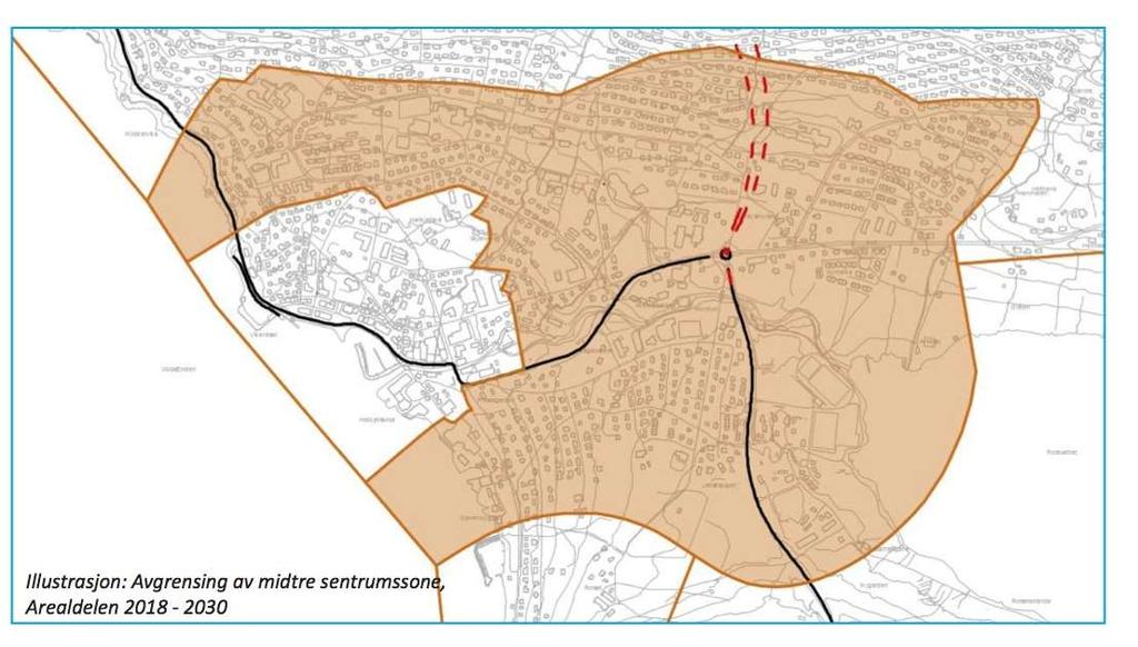 «Midtre sentrumssone» 1