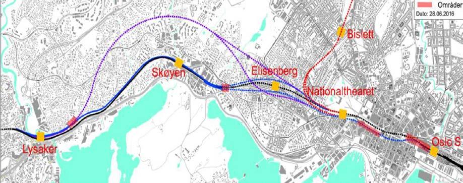 Med nytt dobbeltspor mellom Oslo S og Lysaker vil jernbanesystemet deles i to separate systemer, et lokaltogssystem og et regiontogsystem med overkjøringsmuligheter mellom dem.