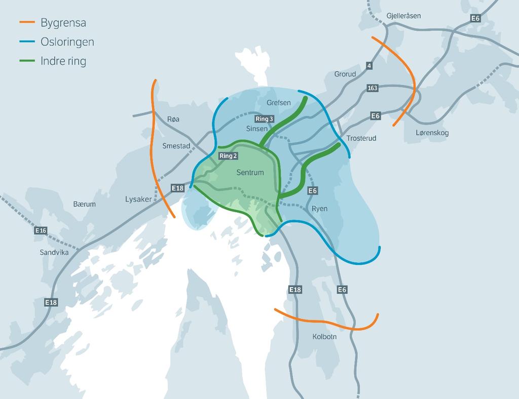 Figur 2: Bomsnitt i Oslo etter innføring av trinn 2. Trinn 3 planlegges innført 1. mars 2020 Trinn 3 innebærer økte bomtakster for elbiler.